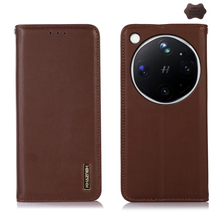 For OPPO Find X9 Ultra 5G KHAZNEH Nappa Top Layer Cowhide Leather Phone Case(Brown)
For OPPO Find X9 Ultra 5G KHAZNEH Nappa Top Layer Cowhide Leather Phone Case(Brown)