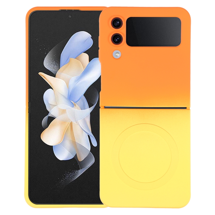 For Samsung Galaxy Z Flip4 Liquid TPU Silicone Gradient MagSafe Phone Case(Orange Yellow)
For Samsung Galaxy Z Flip4 Liquid TPU Silicone Gradient MagSafe Phone Case(Orange Yellow)