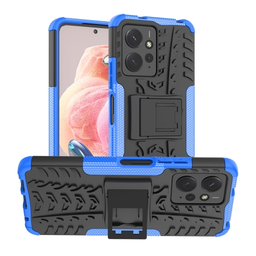 For Xiaomi Redmi Note 12 4G Global Tire Texture TPU + PC Phone Case with Holder(Blue)
For Xiaomi Redmi Note 12 4G Global Tire Texture TPU + PC Phone Case with Holder(Blue)