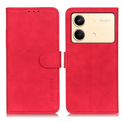 For Xiaomi Redmi Note 13R Pro KHAZNEH Retro Texture Flip Leather Phone Case(Red)
For Xiaomi Redmi Note 13R Pro KHAZNEH Retro Texture Flip Leather Phone Case(Red)