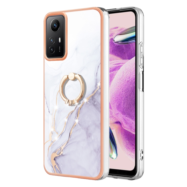For Xiaomi Redmi Note 12S 4G Electroplating Marble IMD TPU Phone Case with Ring Holder(White 006)
For Xiaomi Redmi Note 12S 4G Electroplating Marble IMD TPU Phone Case with Ring Holder(White 006)