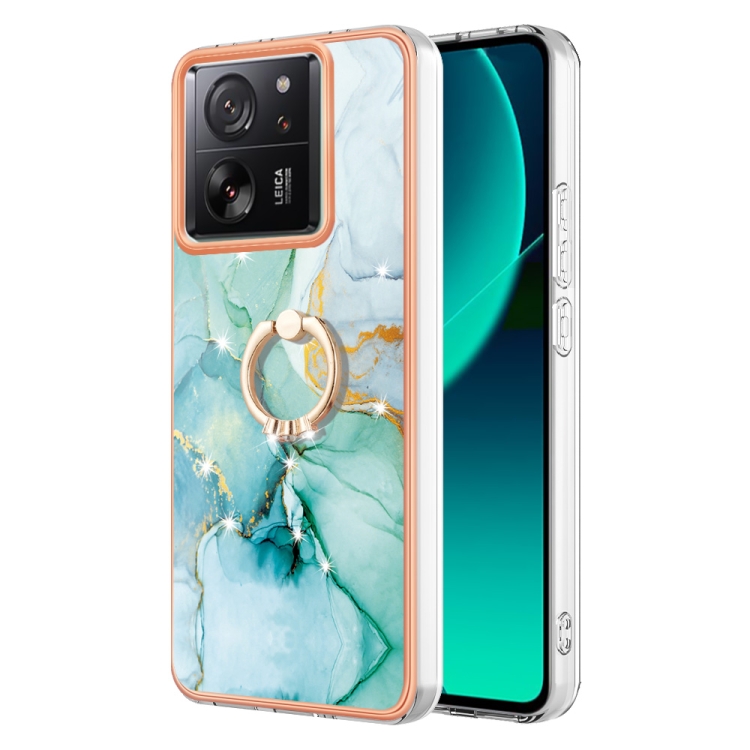 For Xiaomi 13T/13T Pro Electroplating Marble IMD TPU Phone Case with Ring Holder(Green 003)
For Xiaomi 13T/13T Pro Electroplating Marble IMD TPU Phone Case with Ring Holder(Green 003)