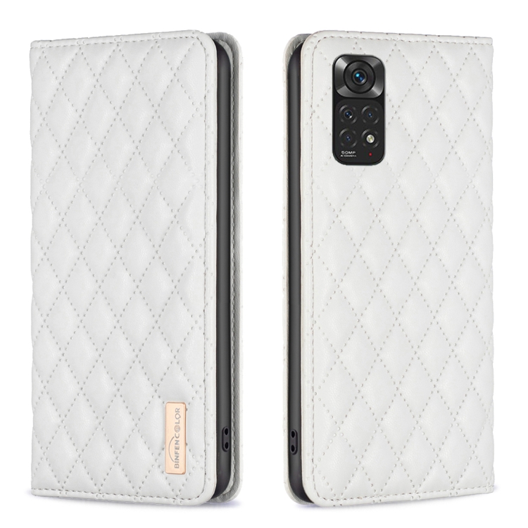 For Xiaomi Redmi Note 12S 4G / Note 11 Diamond Lattice Magnetic Leather Flip Phone Case(White)
For Xiaomi Redmi Note 12S 4G / Note 11 Diamond Lattice Magnetic Leather Flip Phone Case(White)