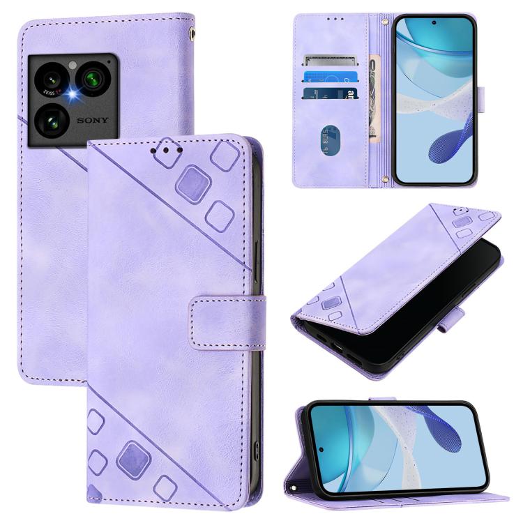 For Sony Xperia 1 VIII Skin-feel Embossed Leather Phone Case(Light Purple)
For Sony Xperia 1 VIII Skin-feel Embossed Leather Phone Case(Light Purple)