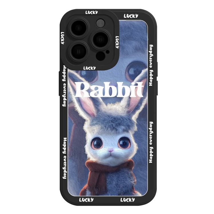 For iPhone 15 Pro Liquid Silicone Oil Painting Rabbit Phone Case(Black Blue Grey)
For iPhone 15 Pro Liquid Silicone Oil Painting Rabbit Phone Case(Black Blue Grey)
