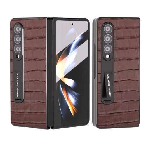 For Samsung Galaxy Z Fold3 5G Integrated Crocodile Texture Genuine Leather Phone Case(Brown)
For Samsung Galaxy Z Fold3 5G Integrated Crocodile Texture Genuine Leather Phone Case(Brown)