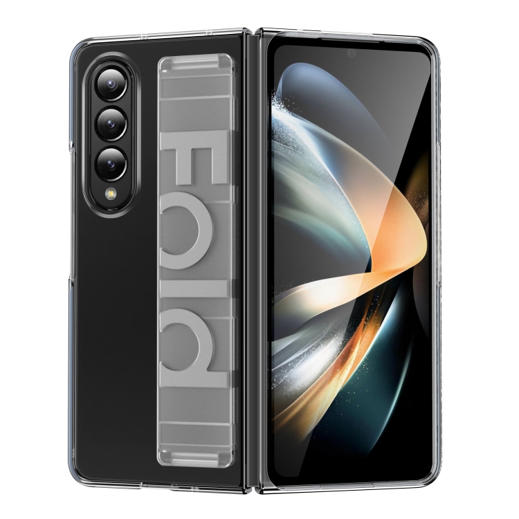 For Samsung Galaxy Z Fold3 Silicone Wristband Holder Foldable Phone Case(Clear)
For Samsung Galaxy Z Fold3 Silicone Wristband Holder Foldable Phone Case(Clear)