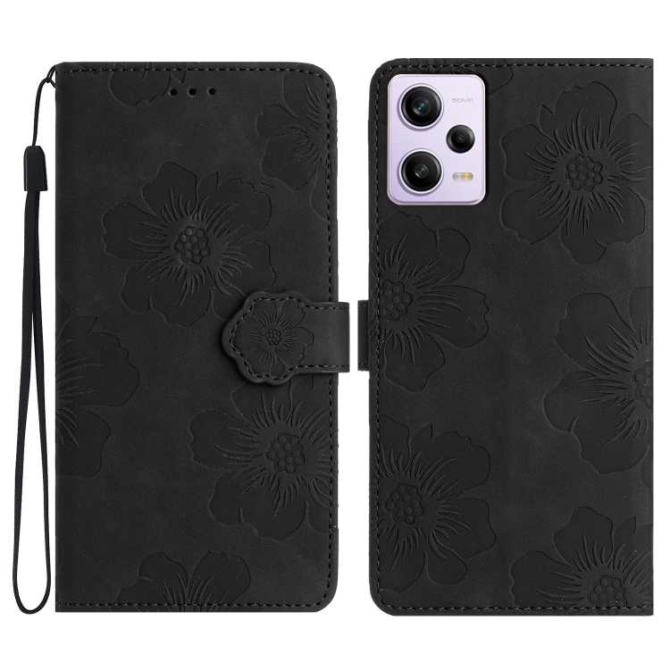 For Xiaomi Redmi Note 12 Pro 5G Flower Embossing Pattern Leather Phone Case(Black)
For Xiaomi Redmi Note 12 Pro 5G Flower Embossing Pattern Leather Phone Case(Black)