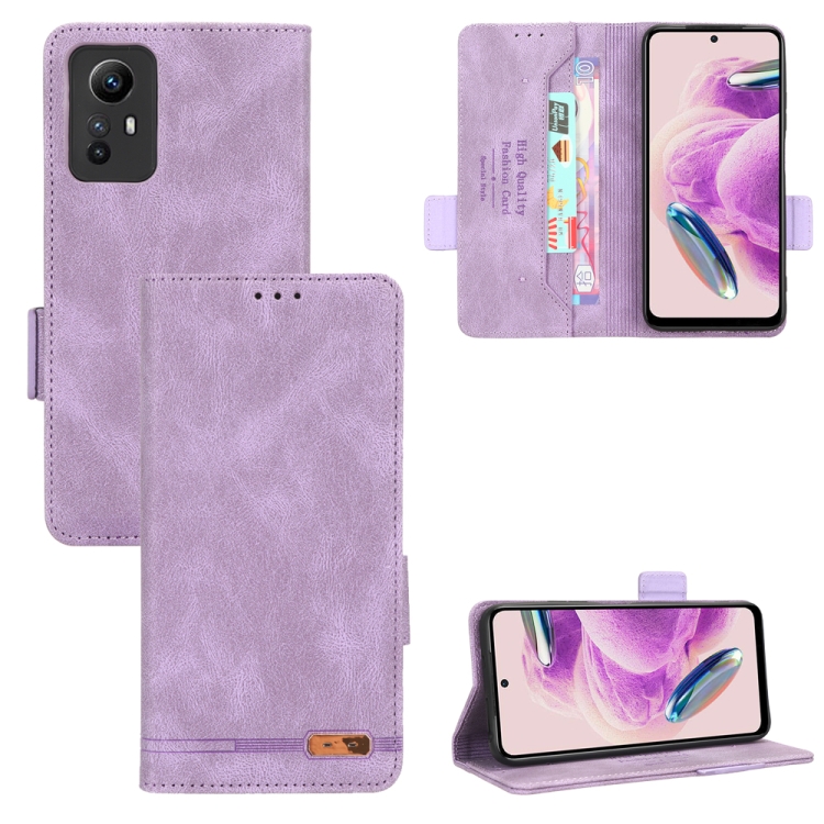 For Xiaomi Redmi Note 12S 4G Magnetic Clasp Leather Phone Case(Purple)
For Xiaomi Redmi Note 12S 4G Magnetic Clasp Leather Phone Case(Purple)