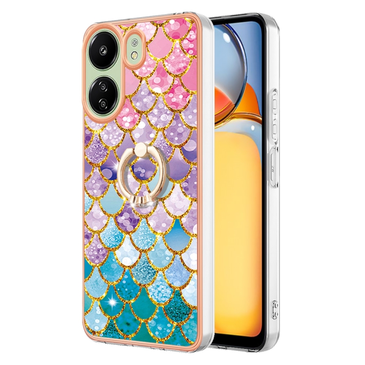 For Xiaomi Redmi 13C 4G Electroplating IMD TPU Phone Case with Ring(Colorful Scales)
For Xiaomi Redmi 13C 4G Electroplating IMD TPU Phone Case with Ring(Colorful Scales)