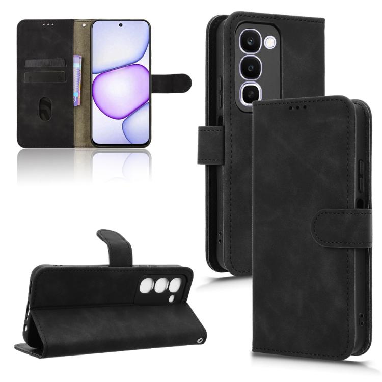 For Realme C100 4G Skin Feel Magnetic Flip Leather Phone Case(Black)
For Realme C100 4G Skin Feel Magnetic Flip Leather Phone Case(Black)