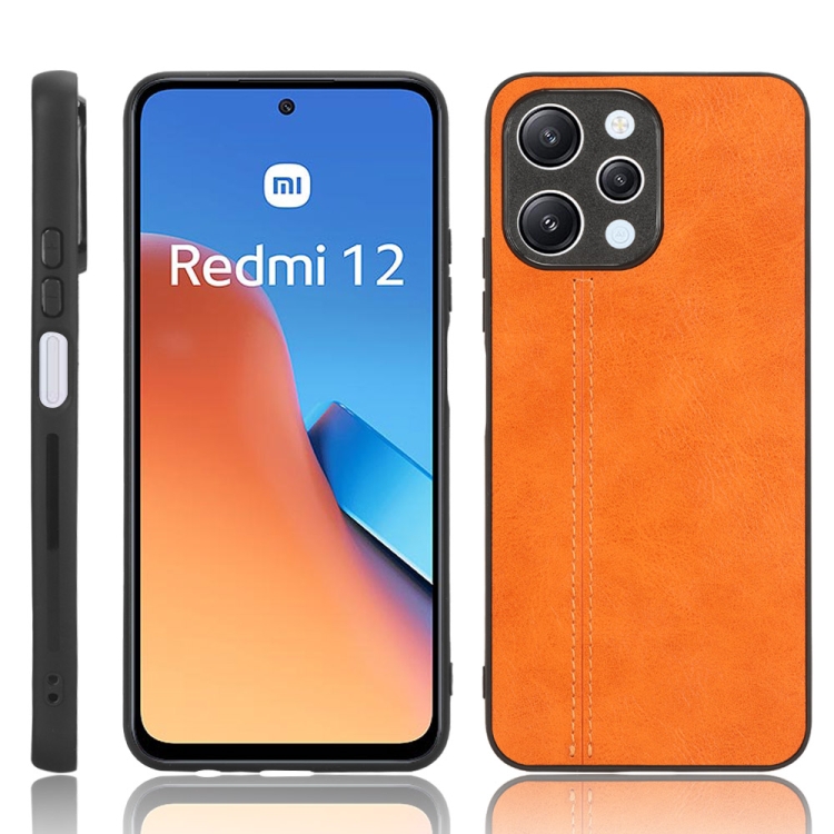 For Xiaomi Redmi 12 4G Sewing Cow Pattern Skin PC + PU + TPU Phone Case(Orange)
For Xiaomi Redmi 12 4G Sewing Cow Pattern Skin PC + PU + TPU Phone Case(Orange)