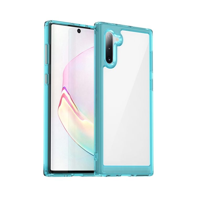 For Samsung Galaxy Note10 Colorful Series Acrylic + TPU Phone Case(Transparent Blue)
For Samsung Galaxy Note10 Colorful Series Acrylic + TPU Phone Case(Transparent Blue)