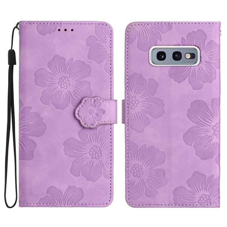 For Samsung Galaxy S10e Flower Embossing Pattern Leather Phone Case(Purple)
For Samsung Galaxy S10e Flower Embossing Pattern Leather Phone Case(Purple)