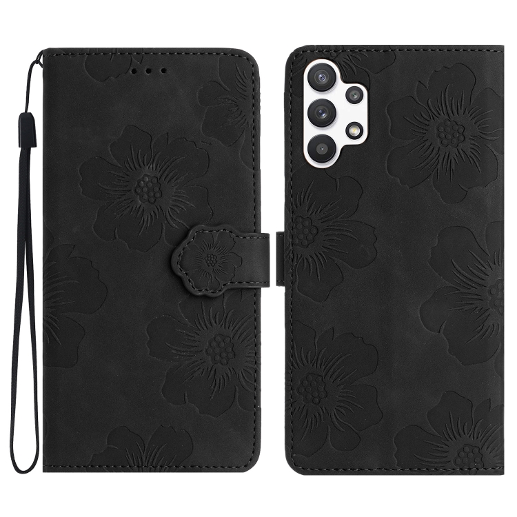 For Samsung Galaxy A13 4G Flower Embossing Pattern Leather Phone Case(Black)
For Samsung Galaxy A13 4G Flower Embossing Pattern Leather Phone Case(Black)
