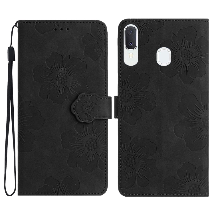 For Samsung Galaxy A20 / A30 Flower Embossing Pattern Leather Phone Case(Black)
For Samsung Galaxy A20 / A30 Flower Embossing Pattern Leather Phone Case(Black)