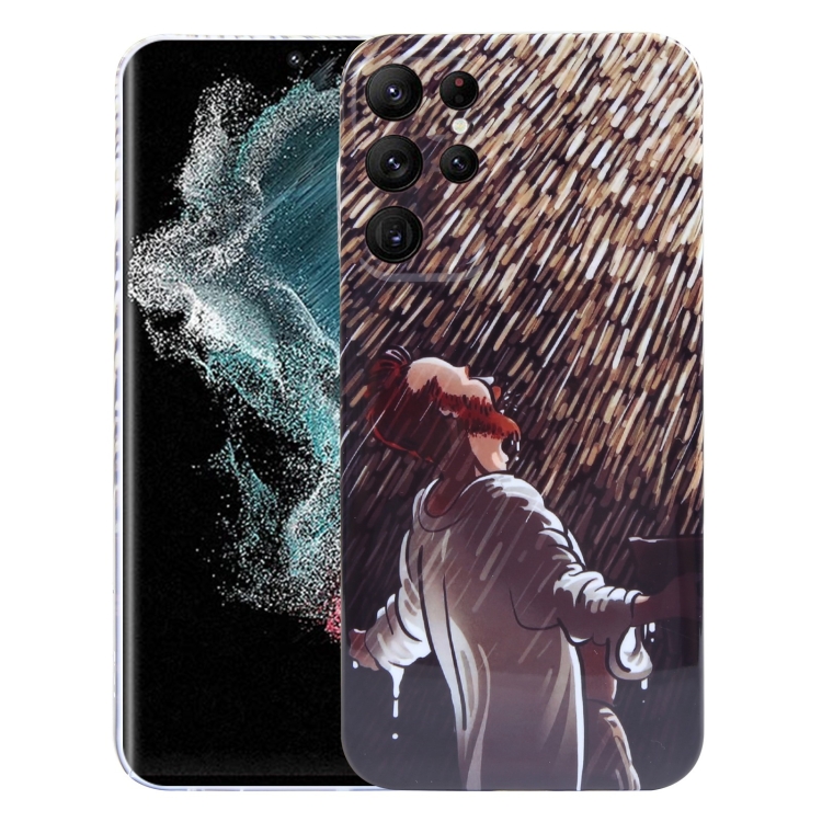 For Samsung Galaxy S22 Ultra 5G Precise Hole Oil Painting Pattern PC Phone Case(Rain)
For Samsung Galaxy S22 Ultra 5G Precise Hole Oil Painting Pattern PC Phone Case(Rain)