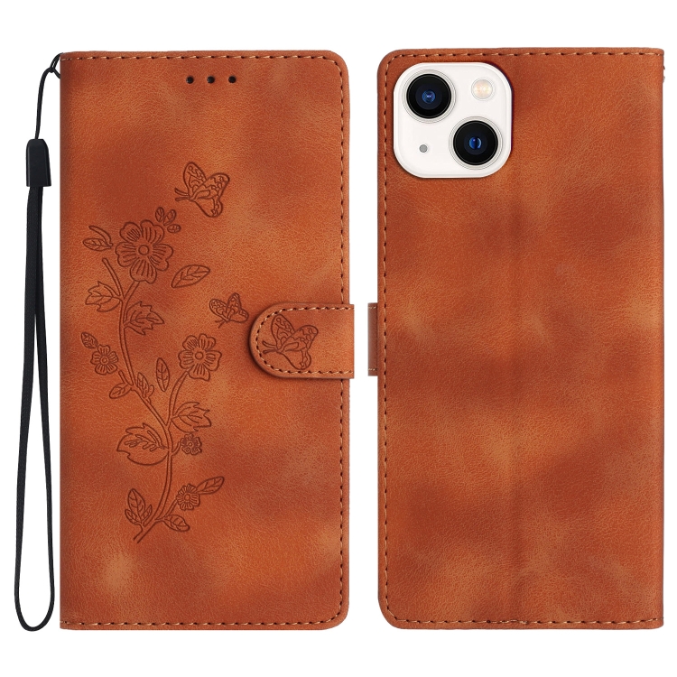 For iPhone 14 Flower Butterfly Embossing Pattern Leather Phone Case(Brown)
For iPhone 14 Flower Butterfly Embossing Pattern Leather Phone Case(Brown)