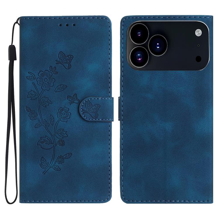 For iPhone 17 Pro Flower Butterfly Embossing Pattern Leather Phone Case(Blue)
For iPhone 17 Pro Flower Butterfly Embossing Pattern Leather Phone Case(Blue)