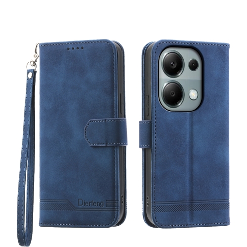 For Xiaomi Redmi Note 13 Pro 4G Dierfeng Dream Line TPU + PU Leather Phone Case(Blue)
For Xiaomi Redmi Note 13 Pro 4G Dierfeng Dream Line TPU + PU Leather Phone Case(Blue)