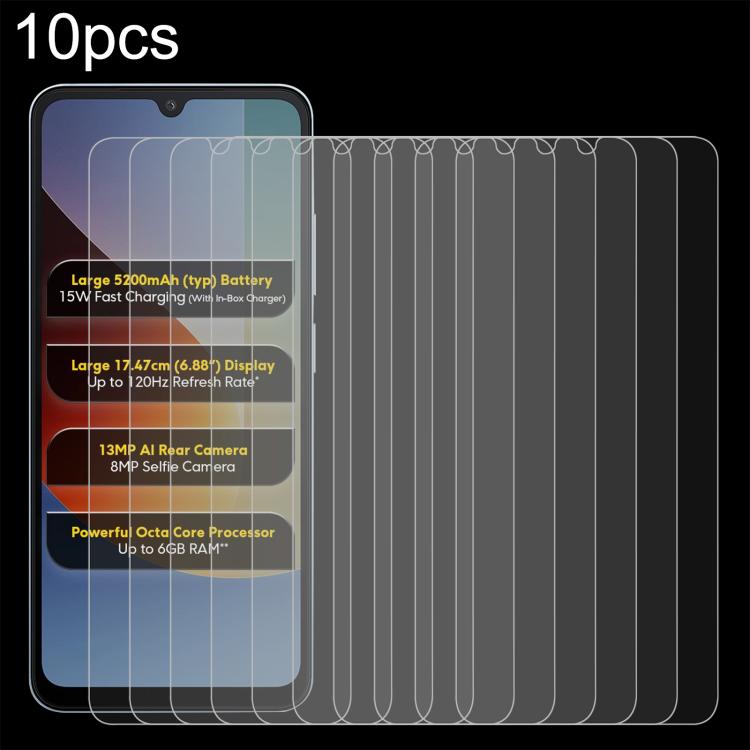 For Xiaomi Poco C81x 4G 10pcs 0.26mm 9H 2.5D Tempered Glass Film
For Xiaomi Poco C81x 4G 10pcs 0.26mm 9H 2.5D Tempered Glass Film