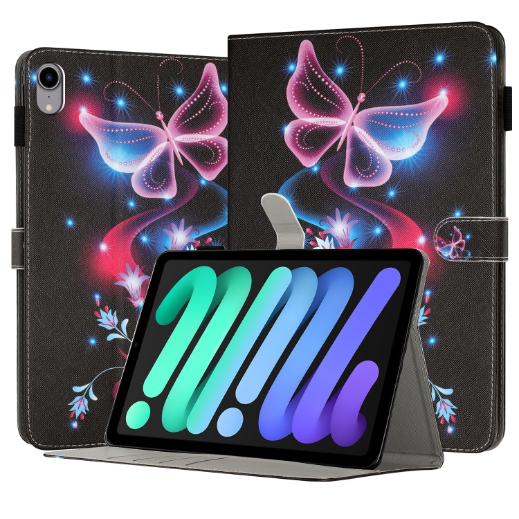 For iPad mini 6 Painted Leather Smart Tablet Case(Fluorescent Butterflies)
For iPad mini 6 Painted Leather Smart Tablet Case(Fluorescent Butterflies)