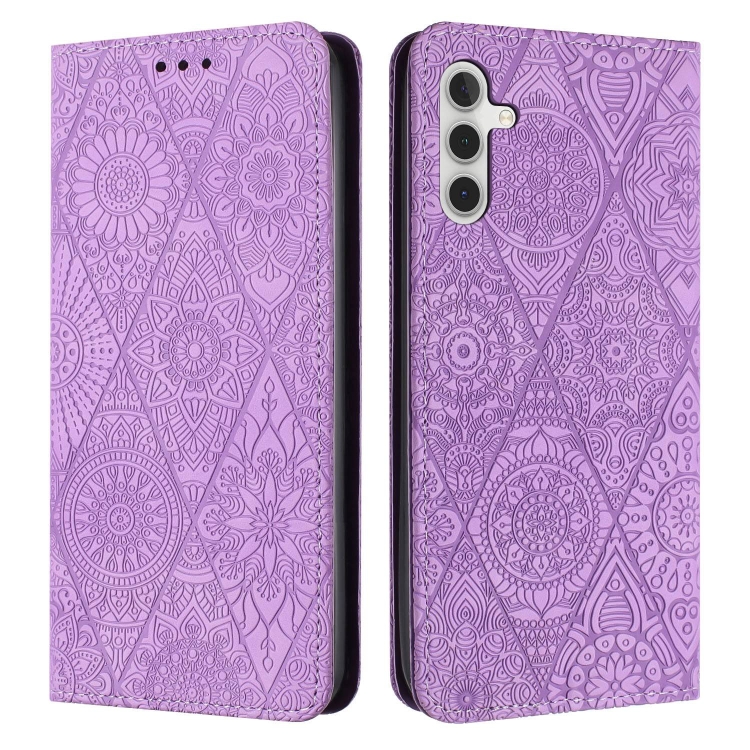 For Samsung Galaxy A24 4G Ethnic Embossed Adsorption Leather Phone Case(Purple)
For Samsung Galaxy A24 4G Ethnic Embossed Adsorption Leather Phone Case(Purple)