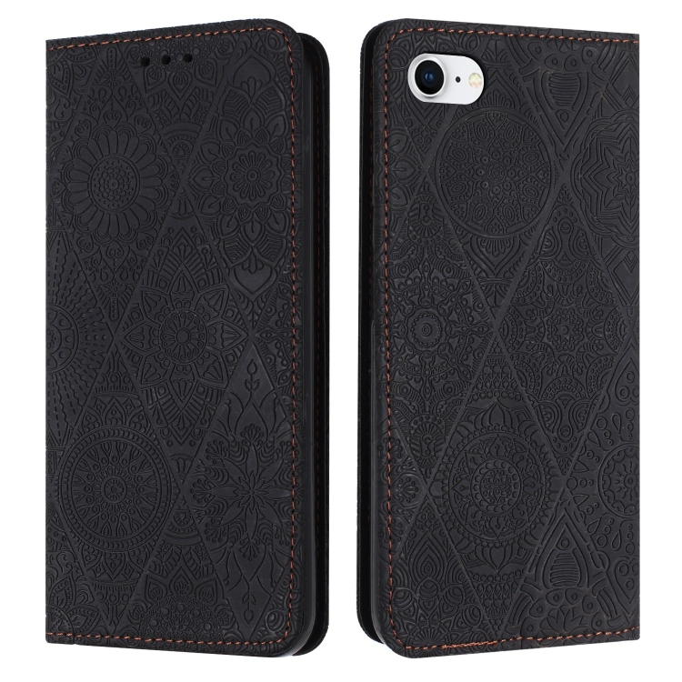 For iPhone SE 2022 / 7 / 8 Ethnic Embossed Adsorption Leather Phone Case(Black)
For iPhone SE 2022 / 7 / 8 Ethnic Embossed Adsorption Leather Phone Case(Black)