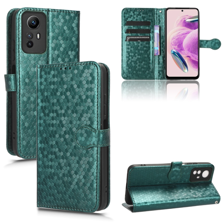 For Xiaomi Redmi Note 12S 4G Honeycomb Dot Texture Leather Phone Case(Green)
For Xiaomi Redmi Note 12S 4G Honeycomb Dot Texture Leather Phone Case(Green)