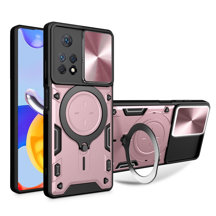 For Xiaomi Redmi Note 11 Pro CD Texture Sliding Camshield Magnetic Holder Phone Case(Pink)
For Xiaomi Redmi Note 11 Pro CD Texture Sliding Camshield Magnetic Holder Phone Case(Pink)