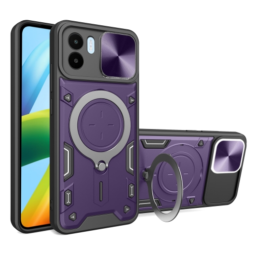 For Xiaomi Redmi A1 4G CD Texture Sliding Camshield Magnetic Holder Phone Case(Purple)
For Xiaomi Redmi A1 4G CD Texture Sliding Camshield Magnetic Holder Phone Case(Purple)