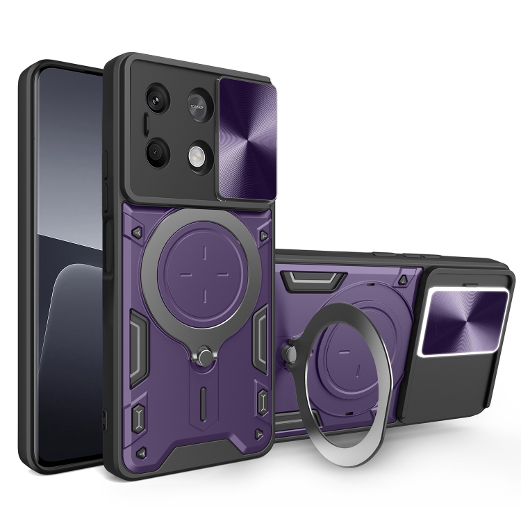 For Xiaomi Redmi Note 13 5G CD Texture Sliding Camshield Magnetic Holder Phone Case(Purple)
For Xiaomi Redmi Note 13 5G CD Texture Sliding Camshield Magnetic Holder Phone Case(Purple)