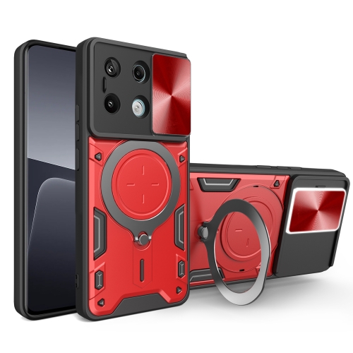 For Xiaomi Redmi Note 13 Pro 5G CD Texture Sliding Camshield Magnetic Holder Phone Case(Red)
For Xiaomi Redmi Note 13 Pro 5G CD Texture Sliding Camshield Magnetic Holder Phone Case(Red)