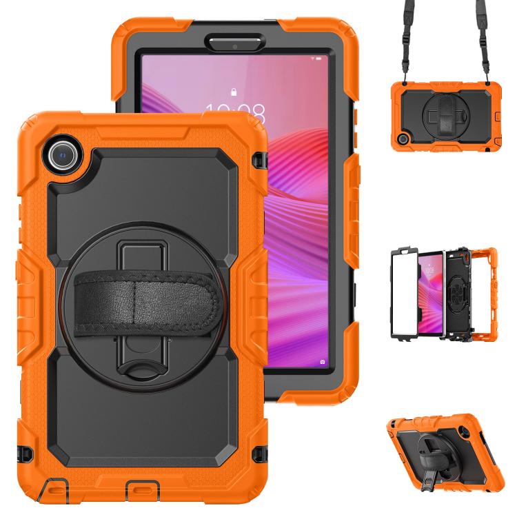 For Lenovo Tab K9 / Tab One Silicone Hybrid PC Tablet Case with Shoulder Strap(Orange)
For Lenovo Tab K9 / Tab One Silicone Hybrid PC Tablet Case with Shoulder Strap(Orange)