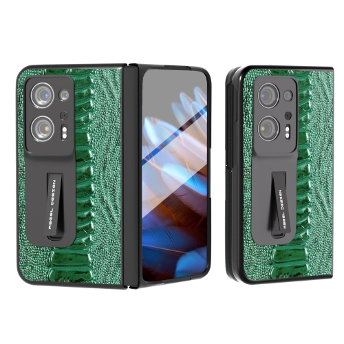 For OPPO Find N2 Integrated Genuine Leather Weilai Series Phone Case with Holder(Green)
For OPPO Find N2 Integrated Genuine Leather Weilai Series Phone Case with Holder(Green)