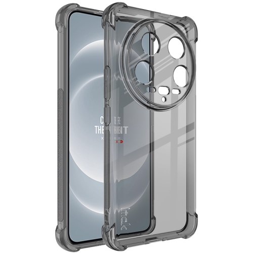 

For Xiaomi 14 Ultra 5G imak Shockproof Airbag TPU Phone Case(Transparent Black)