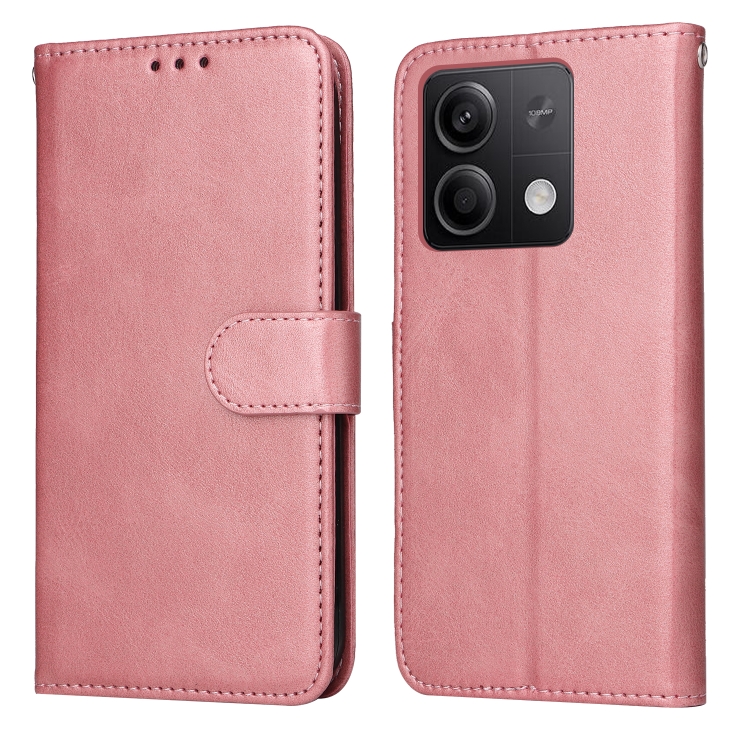 For Xiaomi Redmi Note13 5G Global Classic Calf Texture Flip Leather Phone Case(Rose Gold)
For Xiaomi Redmi Note13 5G Global Classic Calf Texture Flip Leather Phone Case(Rose Gold)