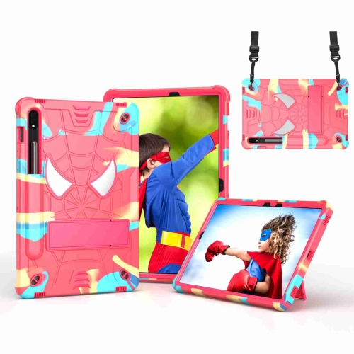 For Samsung Galaxy Tab S7 / S8 Spider Texture Silicone Hybrid PC Tablet Case with Shoulder Strap(Camouflage + Rose Red)
For Samsung Galaxy Tab S7 / S8 Spider Texture Silicone Hybrid PC Tablet Case with Shoulder Strap(Camouflage + Rose Red)
