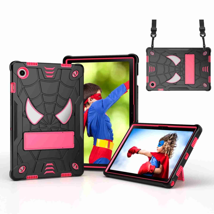 For Samsung Galaxy Tab A8 10.5 2021 Spider Texture Silicone Hybrid PC Tablet Case with Shoulder Strap(Black + Rose Red)
For Samsung Galaxy Tab A8 10.5 2021 Spider Texture Silicone Hybrid PC Tablet Case with Shoulder Strap(Black + Rose Red)