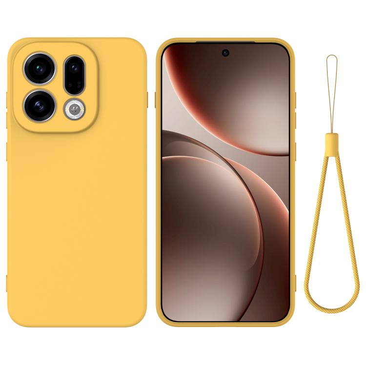 For OPPO Find X9 Solid Color Liquid Silicone Dropproof Full Coverage Phone Case(Yellow)
For OPPO Find X9 Solid Color Liquid Silicone Dropproof Full Coverage Phone Case(Yellow)