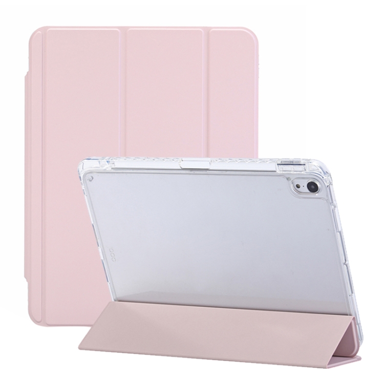 For iPad 10th Gen 10.9 2022 3-Fold Lock Buckle Leather Smart Tablet Case(Pink)
For iPad 10th Gen 10.9 2022 3-Fold Lock Buckle Leather Smart Tablet Case(Pink)
