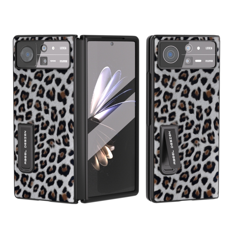 For Xiaomi Mix Fold 2 Integrated Black Edge Leopard Phone Case with Holder(Silver)
For Xiaomi Mix Fold 2 Integrated Black Edge Leopard Phone Case with Holder(Silver)