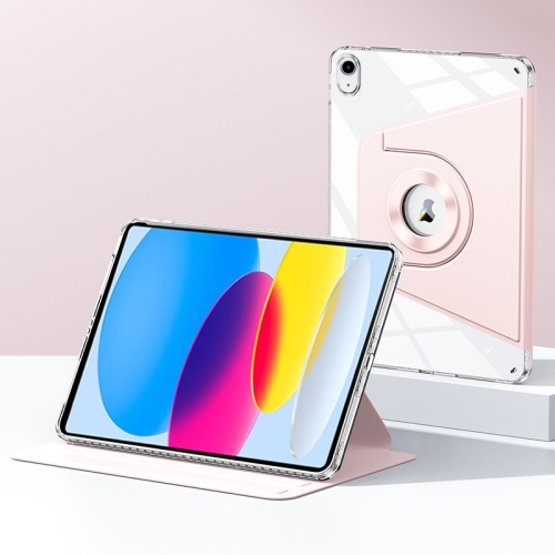 

For iPad 10th Gen 10.9 2022 Magnetic Split Leather Smart Tablet Case(Pink)