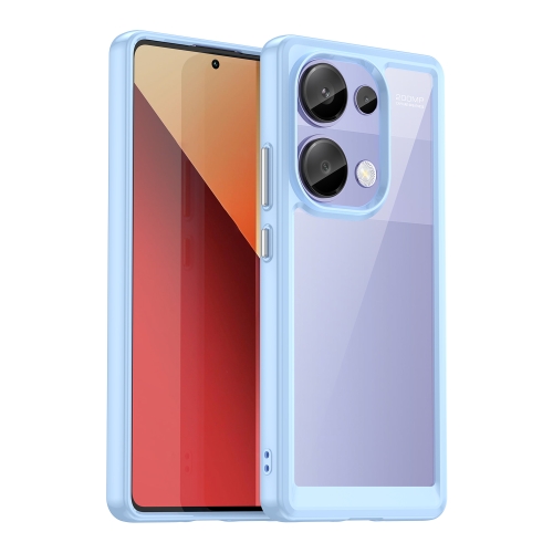 

For Redmi Note 13 Pro 4G Global Colorful Series Acrylic Hybrid TPU Phone Case(Blue)