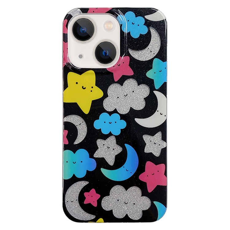 For iPhone 14 PC + TPU Dual-side Laminating IMD Phone Case(Black Star Moon)
For iPhone 14 PC + TPU Dual-side Laminating IMD Phone Case(Black Star Moon)