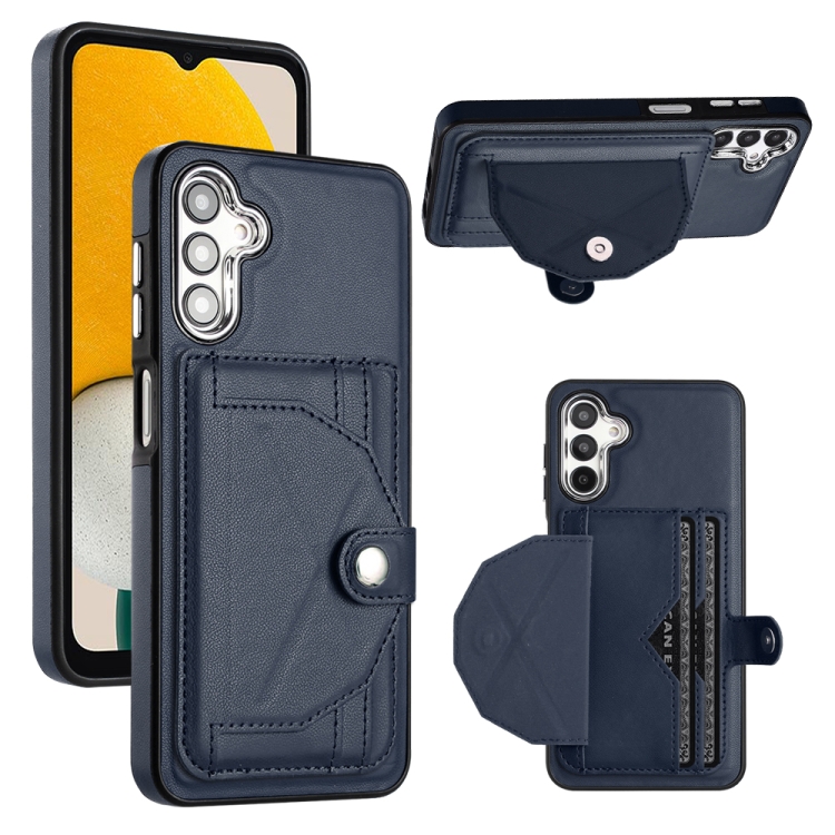 For Samsung Galaxy A04 4G Shockproof Leather Phone Case with Card Holder(Blue)
For Samsung Galaxy A04 4G Shockproof Leather Phone Case with Card Holder(Blue)