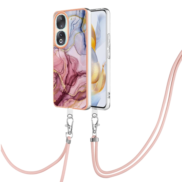 For Honor 90 5G Electroplating Marble Dual-side IMD Phone Case with Lanyard(Rose Red 014)
For Honor 90 5G Electroplating Marble Dual-side IMD Phone Case with Lanyard(Rose Red 014)