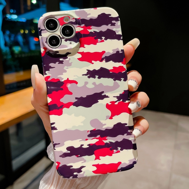 For iPhone 11 Pro Max Precise Hole Camouflage Pattern PC Phone Case(Red Purple White)
For iPhone 11 Pro Max Precise Hole Camouflage Pattern PC Phone Case(Red Purple White)
