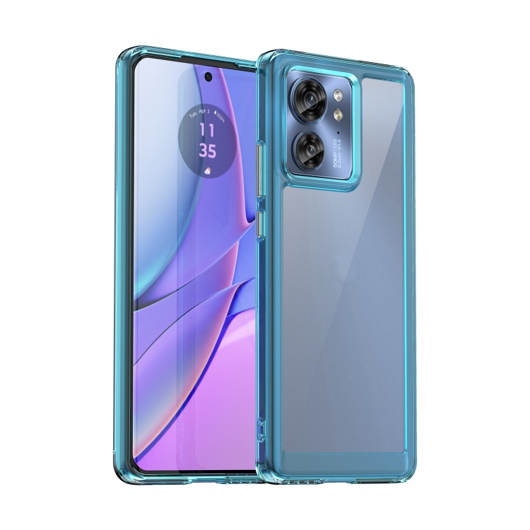 For Motorola Edge 40 Colorful Series Acrylic + TPU Phone Case(Transparent Blue)
For Motorola Edge 40 Colorful Series Acrylic + TPU Phone Case(Transparent Blue)