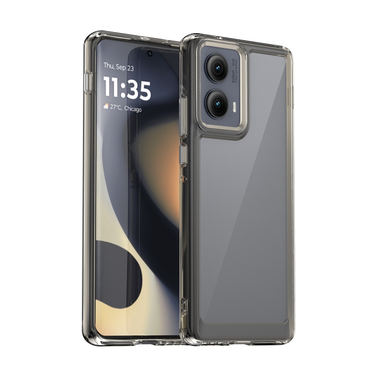 For Motorola Edge 2024 Colorful Series Acrylic Hybrid TPU Phone Case(Transparent Grey)
For Motorola Edge 2024 Colorful Series Acrylic Hybrid TPU Phone Case(Transparent Grey)